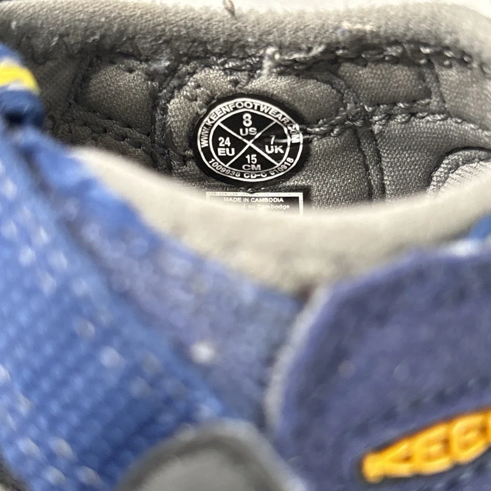 Keen Newport H2 Blue Sandals Kid Sz 8 Waterproof Outdoor Hiking Fisherman Shoes